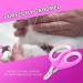 BeautyHunt Cat Nail Clippers | Small Animals Claw Trimmers | Stainless Steel Scissors for Kittens, Puppies, Rabbits, Birds, Tiny Dogs, Gerbils, Hamsters | 10cm Pink - Small Breeds - Buy Online on GoSupps.com