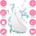 URAQT Eye Gel Pads - 50 Pairs Lint-free Eyelash Extension Pads with 10 Eyelash Brushes - Premium Under Eye Gel Patches for Pro Salons - Individual Eyelash Extensions - White - Buy Online on GoSupps.com