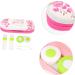 Iwowhero Double-Sided Glasses Case & Terrarium for Kids - Travel Contact Lens Holder & Tweezers - Pink 16.5x7x5.5cm - Buy Online on GoSupps.com