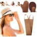 Self-Tanning Gloves Tanning Mitt Exfoliating Gloves Tanning Back Lotion Applicator Reusable Washable Tanning Glove for Streak-Free Tanning for Tanning Oil Self-Tanning Spray - Buy Online on GoSupps.com