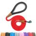 lynxking tow lines for dogs dog linen retriever linen tractor leash for small medium-sized large dogs (red carabiner hook 1.3cm x 180cm) carabiner hook-1.3cm x 180cm red