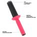 Best Styler for Curly Hair - Anti Slip Curling Wand & Round Brush for Fluffy Curls | International Shipping Available - Buy Online on GoSupps.com