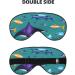 FoRes Manta Ray & Fishes Print Sleep Eye Mask - Adjustable Light Blocking Adult Unisex Mask for Deep Rest - International Shipping Available - Buy Online on GoSupps.com
