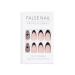 Sethexy Valentine Mandel False Nails - 24Pcs Pink Acrylic Art Press On Nails with Black Heart Design for Women & Girls - Perfect Love Heart Nails for a Romantic Look - Buy Online on GoSupps.com