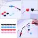 PopetPop 20 Pairs Anti-Slip Glasses Holder Hooks | Heart Shaped Sunglasses Ear Stoppers & Child Temple Anti-Drop Tips - Buy Online on GoSupps.com