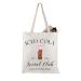 WCGXKO Iced Cola Gift Coke Lover Gift Iced Cola Social Club Always The Real Thing Tote Bag Soda Lover Gift Iced Cola Tote