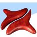 2-Piece Dark Red Wood Massage Stick & Gua Sha Tool | Thai Facial & Body Massage Tools - International Shipping - Buy Online on GoSupps.com