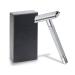 Razor plane from Solingen wet razor for men's razor made in Germany with a closed comb for classic razor blades Safety razing for perfect beard care (stainless steel handle)