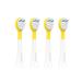 Kids Toothbrush Heads for FOSOO Kids Electric Toothbrush with Smaller Head &Soft Bristles Ages 3+ 4 Pack