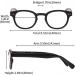 Suertree Feather Hinge Reading Glasses (3 Pack) - 1.5x Diopter Visual Aid for Men & Women - Stylish Round Optics - Buy Online on GoSupps.com