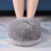 Serlium USB Foot Warmers | Soft Heated Slippers for Winter Office & Home Use - Gray - Buy Online on GoSupps.com