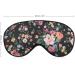 Fashion Flower Sleep Mask Eye Cover for Sleeping Blindfold with Adjustable Strap Blocks Light Night Travel Nap for Men Women - Buy Online on GoSupps.com