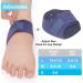 Heel Cushion Cups for Kids and Adults - Plantar Fasciitis Relief - Achilles Tendonitis Support - Blue (Size W 5-6) - Buy Online on GoSupps.com