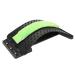Sonew Arched Back Stretcher Lumbar Supports Tractor USB Heating Stretch Waist Support Massage Mat for Back Stretch and Usage as a Spine Board (Black & Green)