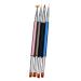 4 Pieces Sets Nail Art Brush Double Ended Nails Paint Pen Draw Line Pens for Hand Manicure