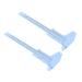FRCOLOR 2pcs Eyebrow Ruler Leather Hair Tie Mini Measure Tool Multifunction Measuring Instrument Miss