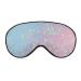 Fantasy Colorful Paint Splash Sleep Mask for Women Adjustable Sleeping Eye Shades Cover with Elastic Strap