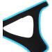 Adjustable Anti-Snoring Chin Strap - Black with Sky Blue Trim - Stop Snoring & Improve Sleep Quality - Buy Online on GoSupps.com