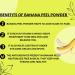 Mi Nature Banana Peel Powder 227g - For Skin & Hair Care | 100% Pure Peel Powder - Buy Online on GoSupps.com