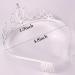 Hapdoo Pink Princess Headbands with Comb for Women Girls Rhinestone Diadem Bridal Headband for Wedding Birthday Prom Party - Buy Online on GoSupps.com