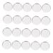 IMIKEYA Palette Fards Paupi res Ronde Vide 20 Pi ces 36x3 Mm En M tal Compact Portable Pour Femmes tui Rangement Cosm tiques Multifonction