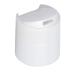 White Disc Cap Top Closure Neck Size 24-410 (12 PACK) Expel lotions sanitizer and other creams
