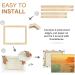 EVNEED 16x20 Inch DIY Canvas Stretcher Bars Kit for Oil Paintings - Easy Assembly Gallery Wrap Frame for Prints and Paintings - Buy Online on GoSupps.com
