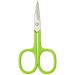 CREDO Nail Scissors 8 cm POP Art Curved Matte Chrome Green