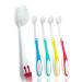 MISOdental Advanced Manual Toothbrush for Children (All Slim 3-6)  Soft Bristles  Small Head  Refreshing  4 Pcs  Made in Korea  Included Protection Caps