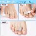 YiYLunneo 4pcs Hammer Toe Massager Pads - Correct Curved & Overlapping Toes - International Shipping Available - Buy Online on GoSupps.com