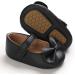LACOFIA Baby Girls Anti-Slip Mary Jane Shoes | Infant Princess Party Prewalkers 6-12 Months | Bowknot Design | C Black - Buy Online on GoSupps.com