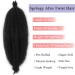 Leeven 16 Inch Pre Separated Springy Twist Hair for Afro Marley Locs 8 Packs Pre-Fluffed Popping Spring Twist Crochet Hair for Distressed Locs Afro Kinky Curly Marley Braiding Hair Extensions /1B# 16 Inch (Pack of 8) 1B# - Buy Online on GoSupps.com