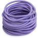SCSpecial Elastic Hair Ties 50 Pieces Hair Elastic Bands 2.5 mm Ponytail Holders for Women and Girls - Purple - Buy Online on GoSupps.com
