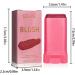 Travel Face Cream Blusher Stick - Creamy Makeup Solid Moisturizing Stick Cheeks Blusher - Cheeks Blusher Creamy Makeup Cheeks Blusher Beauty Blusher for Face Fanelod Red - Buy Online on GoSupps.com