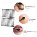 Baluue 60 Pcs Double Ended Eyeshadow Brush Bling Makeup Brushes Eye Makeup Tipped Eye Wooden Handle Black - Buy Online on GoSupps.com