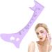 Eyebrow Drawing Guide Silicone Brow Mapping Template | Professional Eye Makeup Aid Tool Brow Positioning Ruler Makeup Guide Tool for Beginners Purple - Buy Online on GoSupps.com