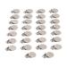 30 pieces of metal pacifier clips toy trousers clips charm-diy pacifier holder clips for babies toddlers teeth gripping pacifier chain accessories