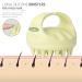 Sndyi Silicone Scalp Massage Brush - Reduce Dandruff & Stimulate Hair Growth | Wet & Dry Use | Light Yellow - Buy Online on GoSupps.com