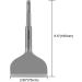 Firecore 3-Inch SDS Plus Cranked Bent Chisel Bit for Hammer Drill - Tile Removal Chisel for Concrete (3x6.5) -FS22365 - Buy Online on GoSupps.com