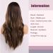 Natural Brunette Long Curly Wig for Women - 26 Inch Heat Resistant Synthetic Hair - Buy Online on GoSupps.com