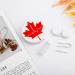 Maple Leaf Skyline Round Case For Contact Lens Kit Storage Box with Mirror Printed - Buy Online on GoSupps.com