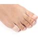 COHEALI Toe Separator Gel Tubes - 5 Pairs Silicone Sleeves for Little Toe, White Open Sleeve Corn Seperator - Toe Protectors - Buy Online on GoSupps.com