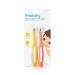 FridaBaby Triple-Angle Toothhugger Training Toothbrush for Toddler Oral Care, Two Pack 2 Count (Pack of 1) Yellow + Pink
