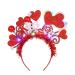 Vatocu LED Valentine's Day Headband Luminous Heart Headpiece Red Lips Headband Sequins Heart Hair Accessories for Holiday Wedding Birthday Party Gift