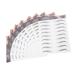 Didiseaon 9 Sheets Imitation Eco Eyebrow Sticker Eyebrow Transfers Stickers for Women 4d Transfer Stickers Wig 21.5X14.5cm Black