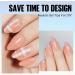 TOMICCA Short Almond Nail Tips 180PCS Soft Gel Nails 3-in-1 Matte Full Coverage in Nude - 15 Sizes for Nail Art Extensions - Buy Online on GoSupps.com