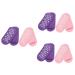 Healeved 6 Pairs Gel Socks Miss Cotton Yarn Facial Mask Soft