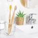 BPA Free Bamboo Charcoal Toothbrushes - Eco-Friendly 6 Pack | Biodegradable Soft Bristles for Dental Hygiene & Gum Care - Buy Online on GoSupps.com