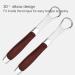 Stainless Steel Tongue Scraper - Oueyfer Tongue Cleaning Tool for Fresh Breath & Oral Hygiene - Buy Online on GoSupps.com