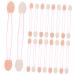 Angoily 1 Set Eye Shadow Brush Travel Makeup Brush Double Sided 7.4X1cm As Shown